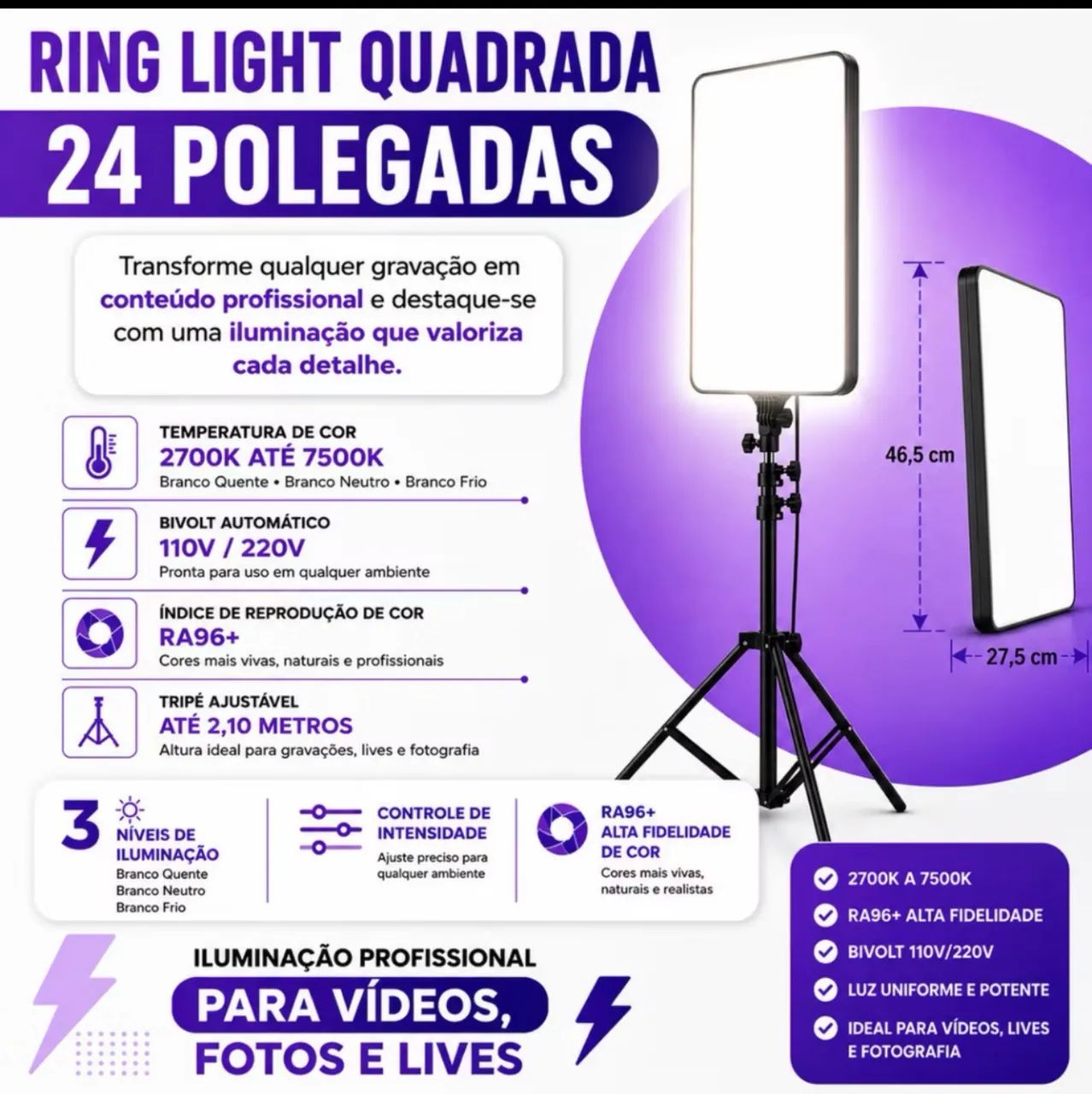 Ring light  - Foto 2