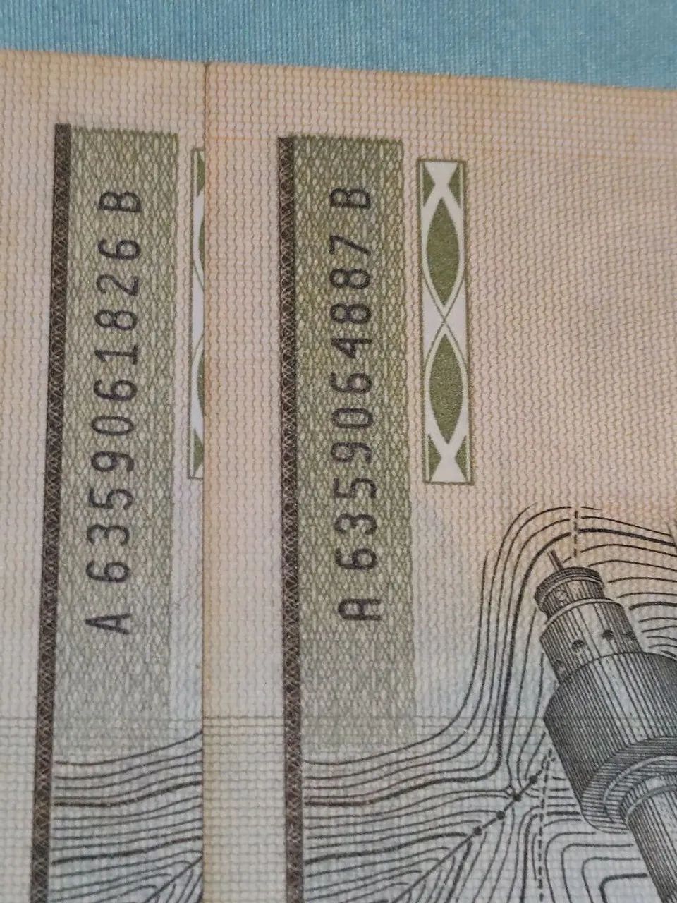 Notas 1000 cruzeiros Barão do Rio Branco - Foto 3