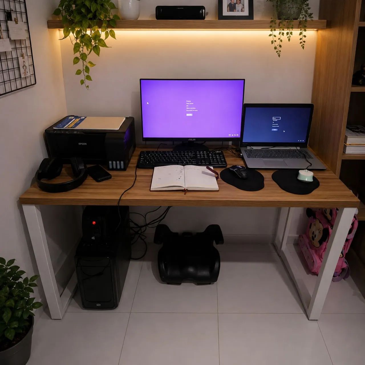 Mesa para suporte articulado 