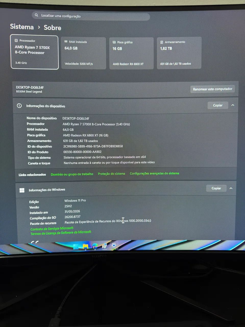 PC Gamer Completo - troco em PS5 ou MacBook - Foto 5