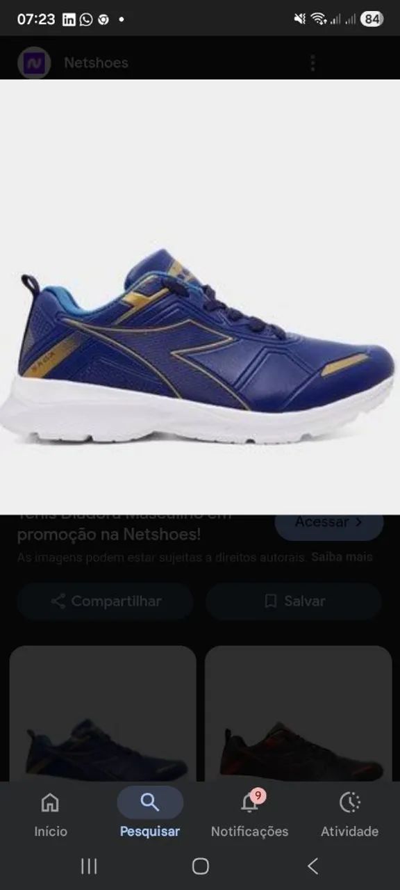 Tênis Diadora Saga N° 42