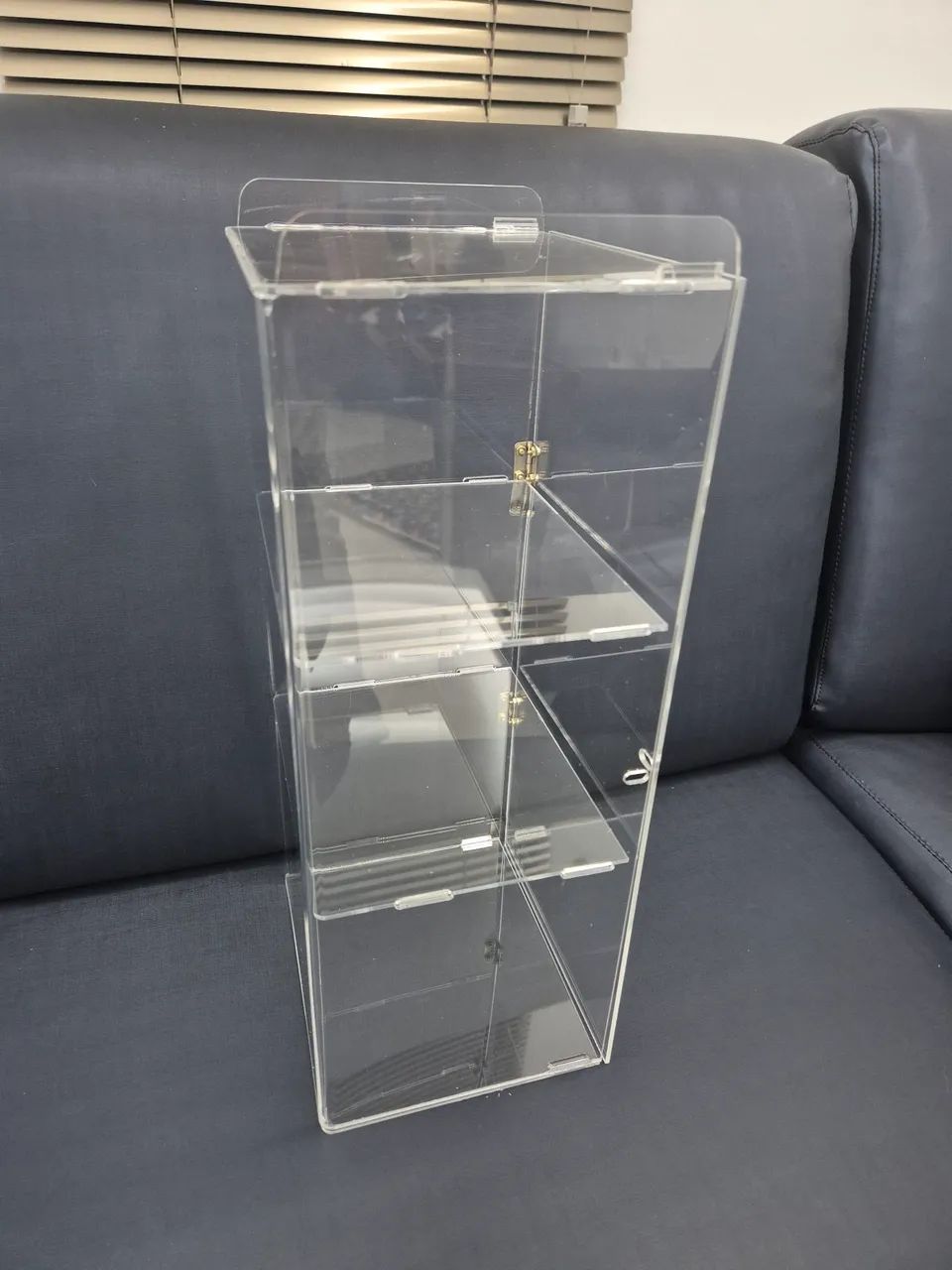Caixa acrílico 36x6x4