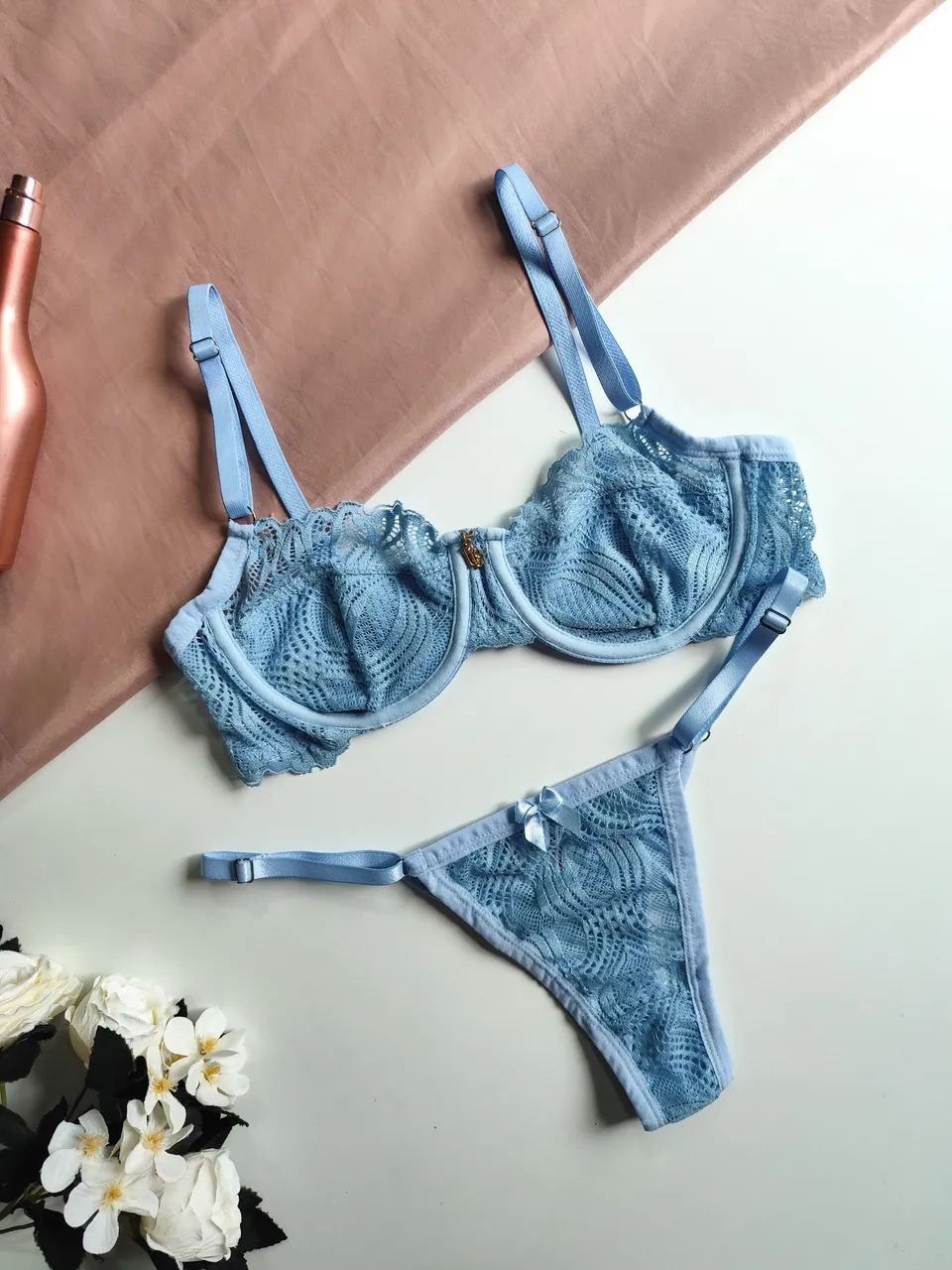 Lingerie Renda Conjunto  - Foto 3