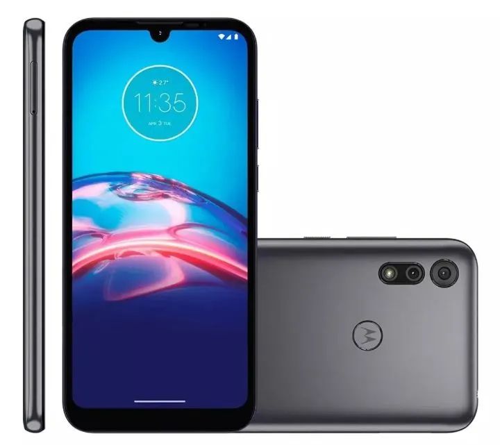 Celular moto e6s 32 gb 2gb ram dual chip cinza titanium - Foto 2