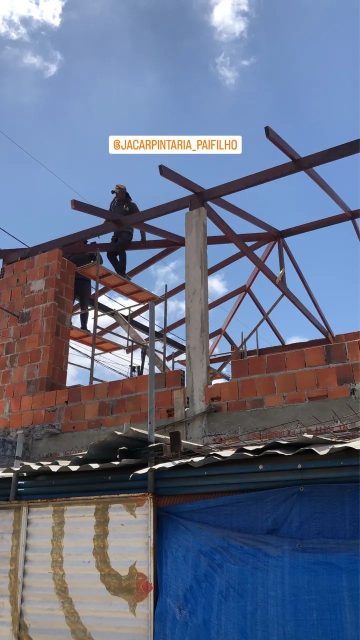 Carpintaria pai e filho reforma de telhado  - Foto 5