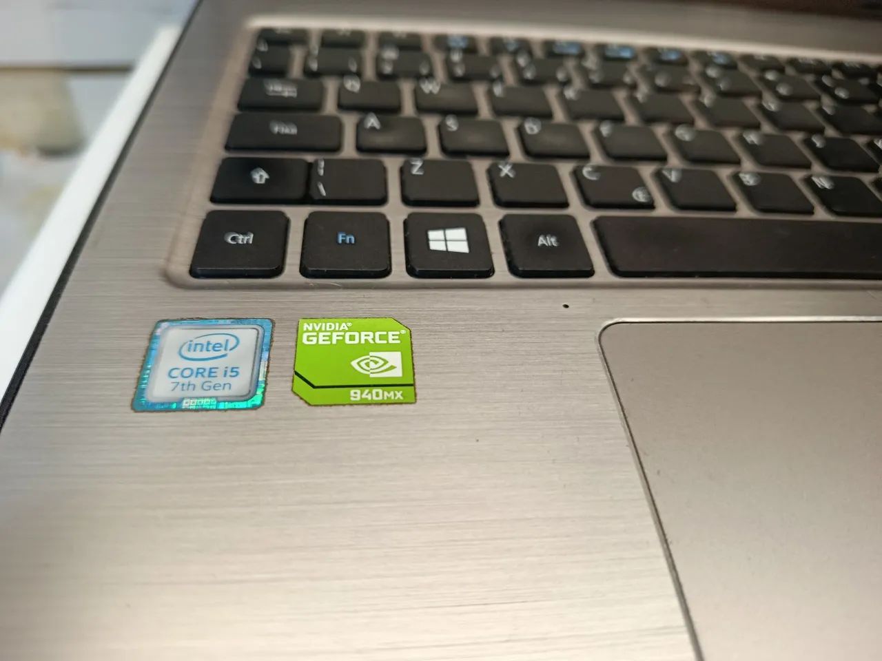Notebook Acer core i5 7 geração placa de vídeo 940m 12 gb memória