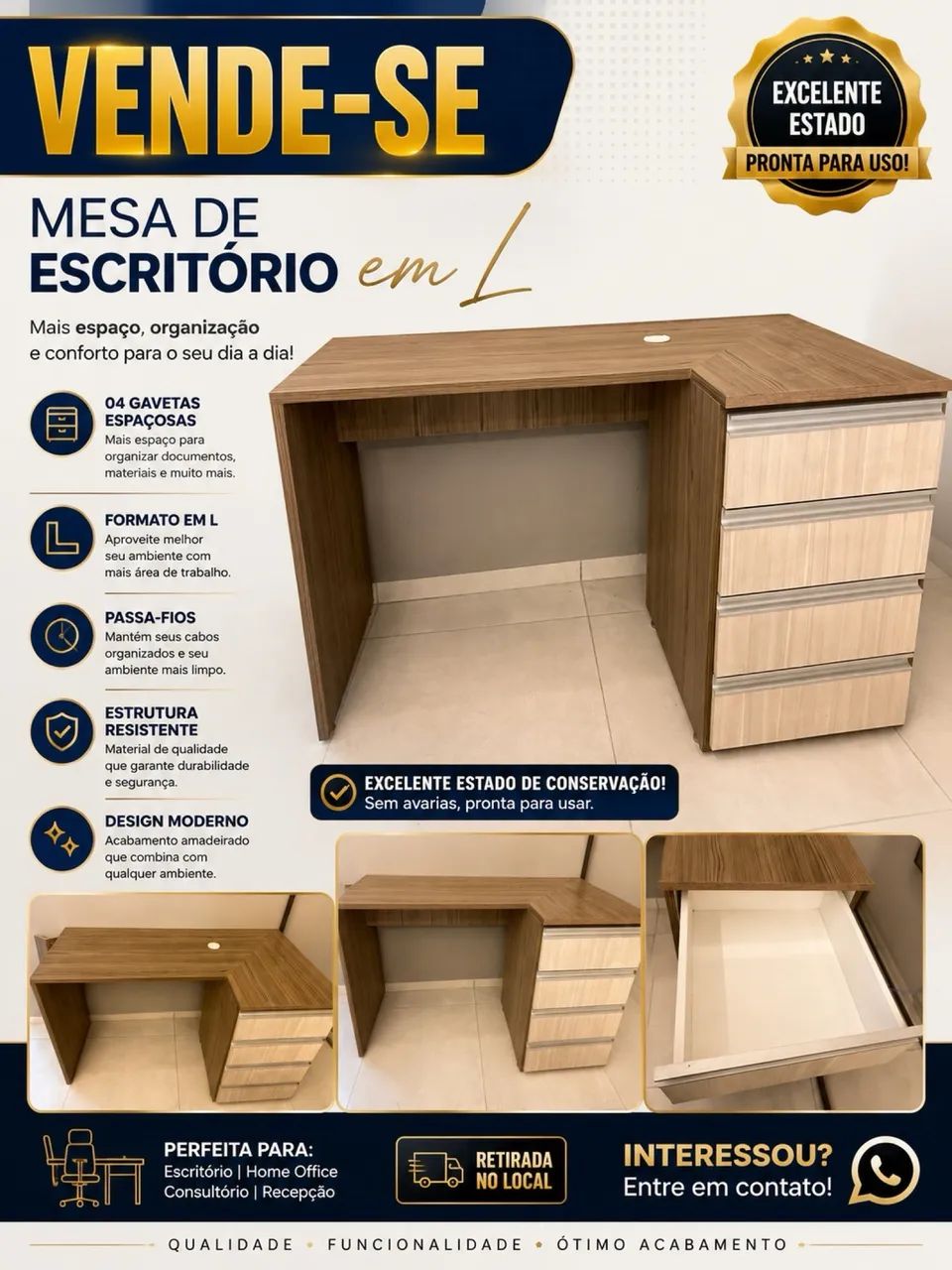 Mesa de escritório 