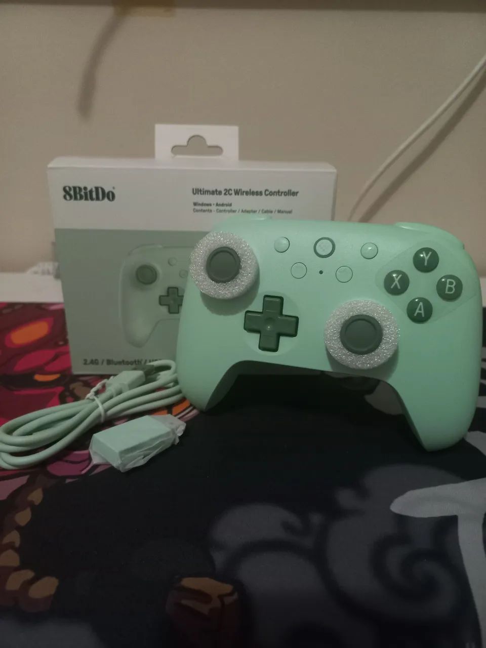 Controle 8BitDo Ultimate 2C verde (novo)