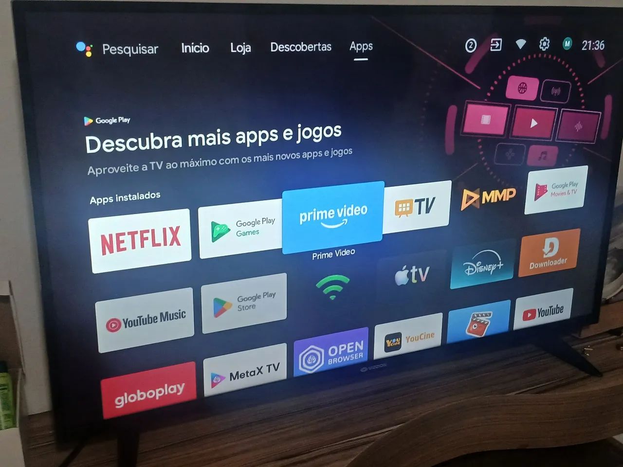 SMART TV 43 POLEGADAS ? TUDO FUNCIONANDO