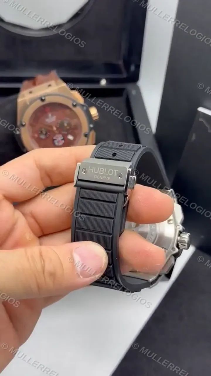 Relógio Hublot King Power 47mm Cinza - Foto 3