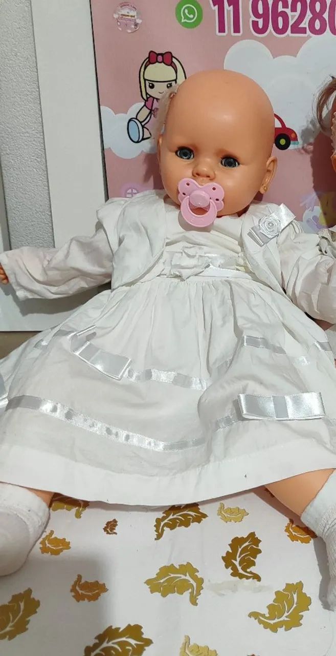 Boneca meu bebê olhos azuis - Foto 3