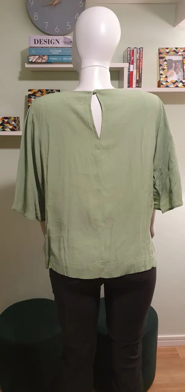 Blusa Verde - Shoulder - Foto 2