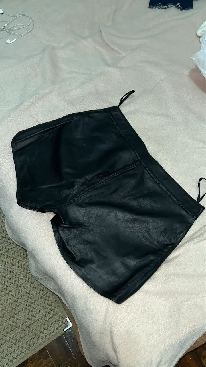 Short de Couro Legítimo  - Foto 2