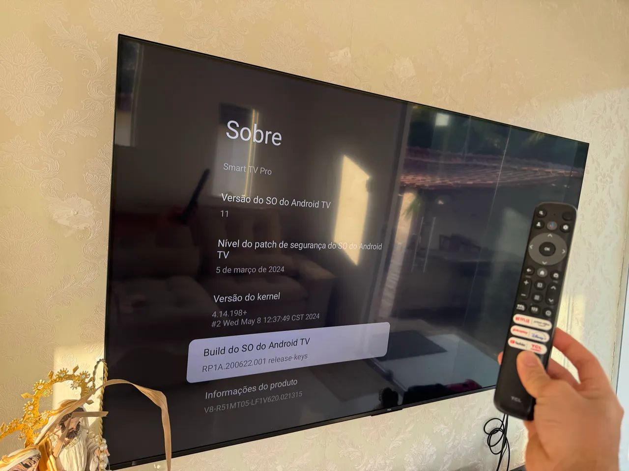 Smart TV 65 Polegadas TCL 4K Android TV - Foto 3