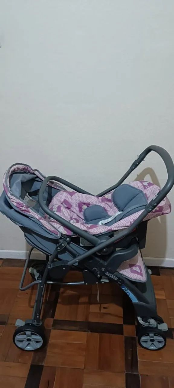 Carrinho de bebê + bebê conforto BURIGOTTO - Foto 5