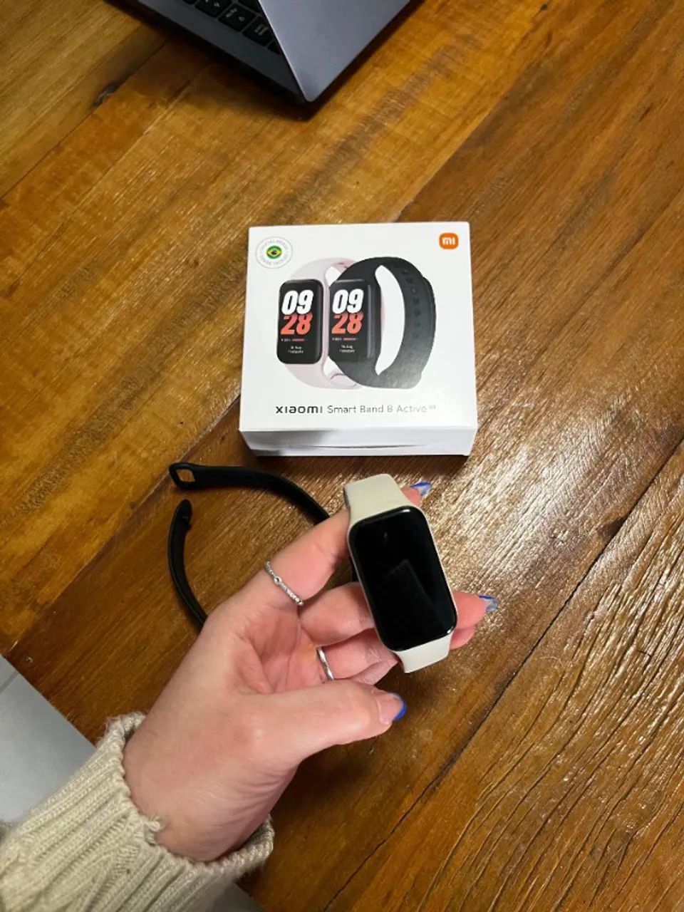 Xiaomi Mi Band 8 Active + 2 Pulseiras + Caixa Original