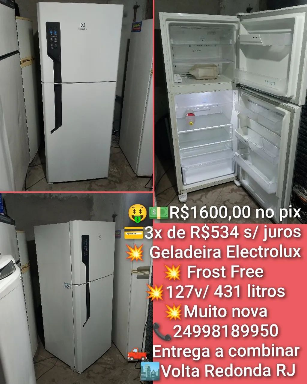 Geladeira Electrolux 