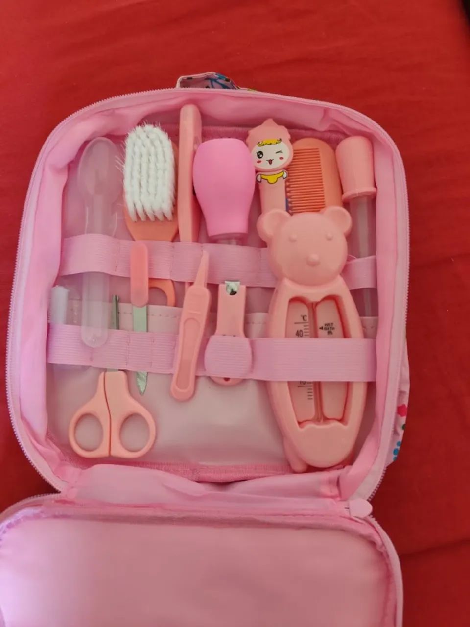 Kit Higiene para Bebê Rosa com Maleta - Completo e Organizado ? - Foto 2