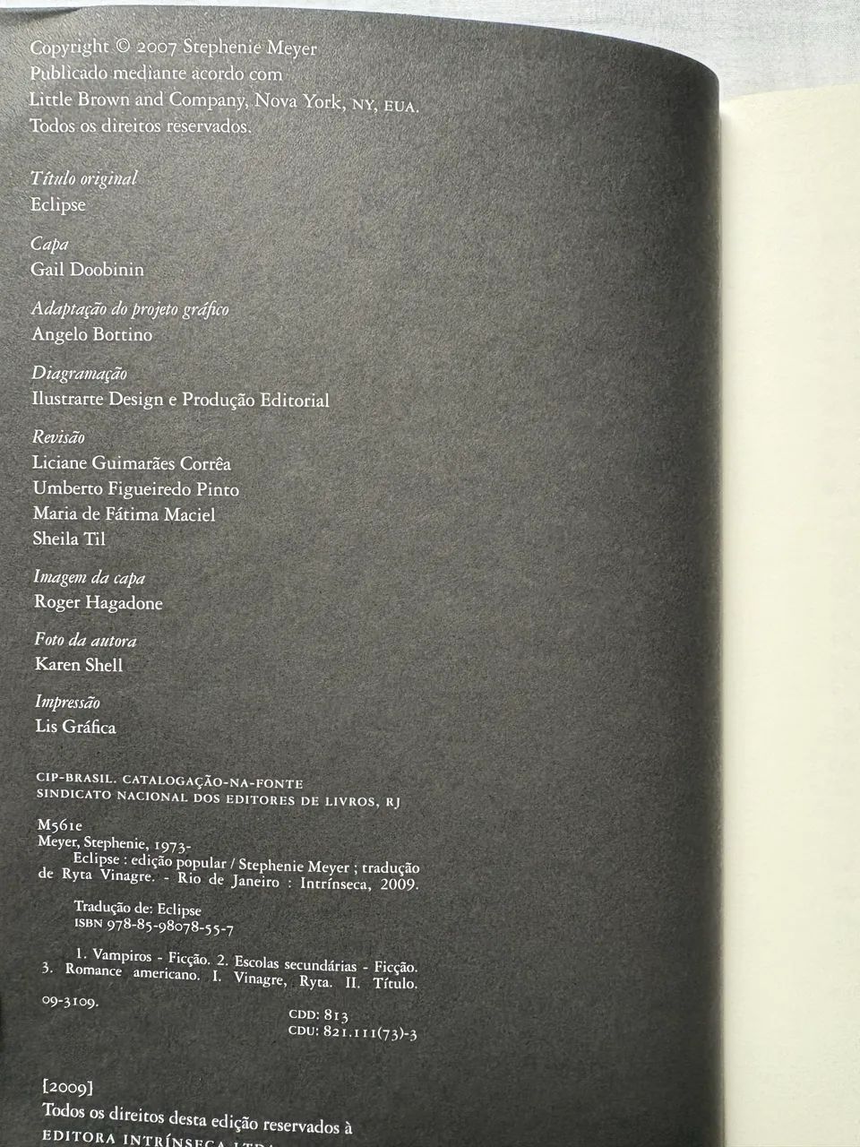 Livro Eclipse - Crepúsculo  - Foto 2