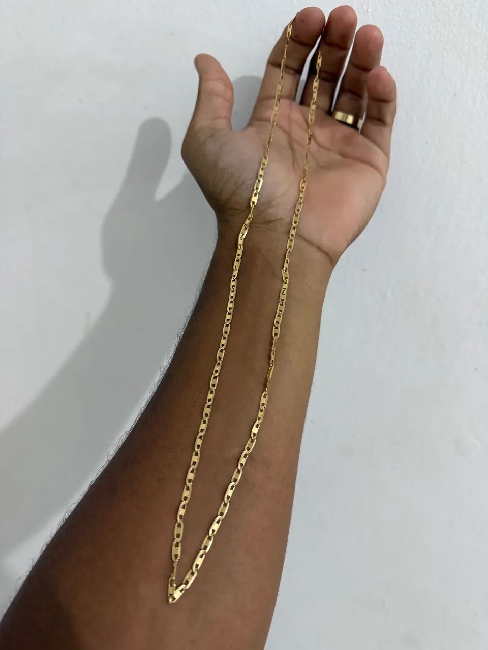 Vendo corrente de ouro piastrine