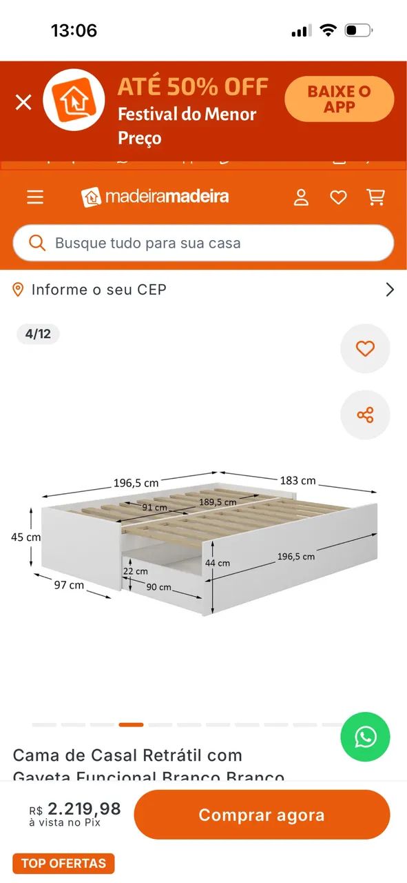 Cama três em 1 - Foto 2