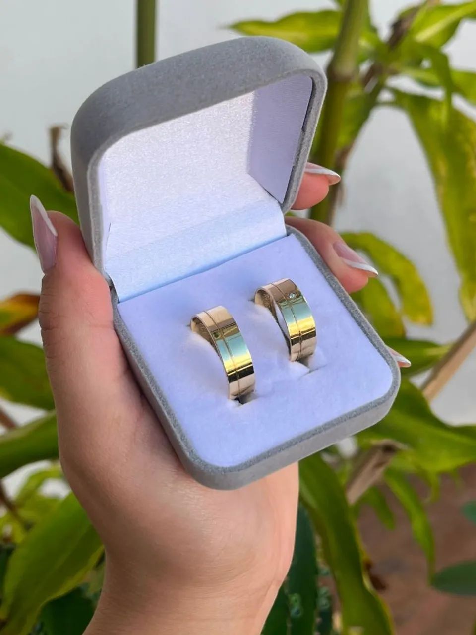 Aliança em ouro 18k - Foto 3