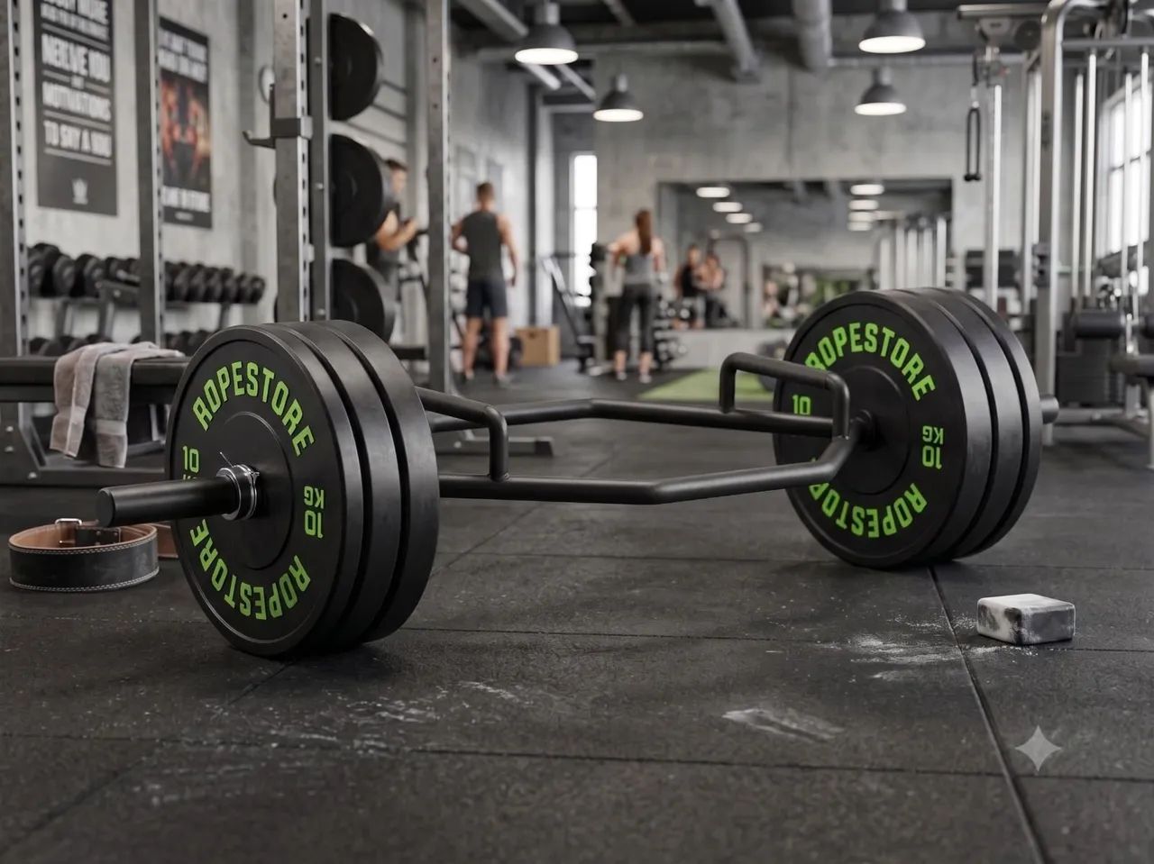 Barra Hexa musculação e cross