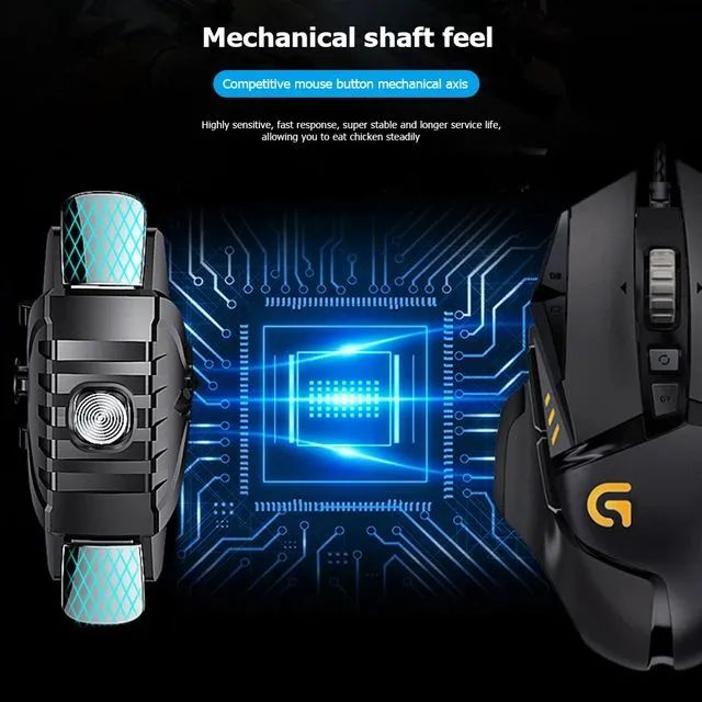 Gatilhos Gamer F01 Para Celular Com Case - Foto 4