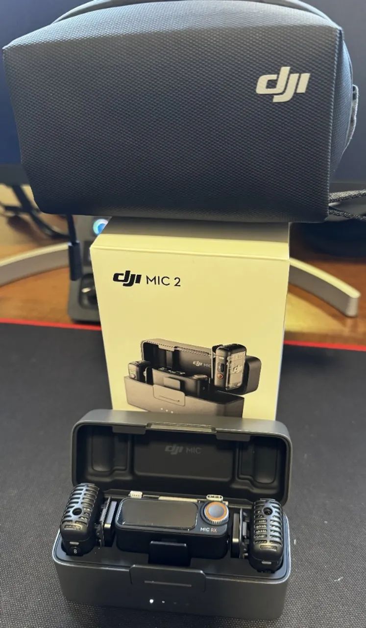 Dji Mic 2 Completo - Praticamente Zero - Foto 3
