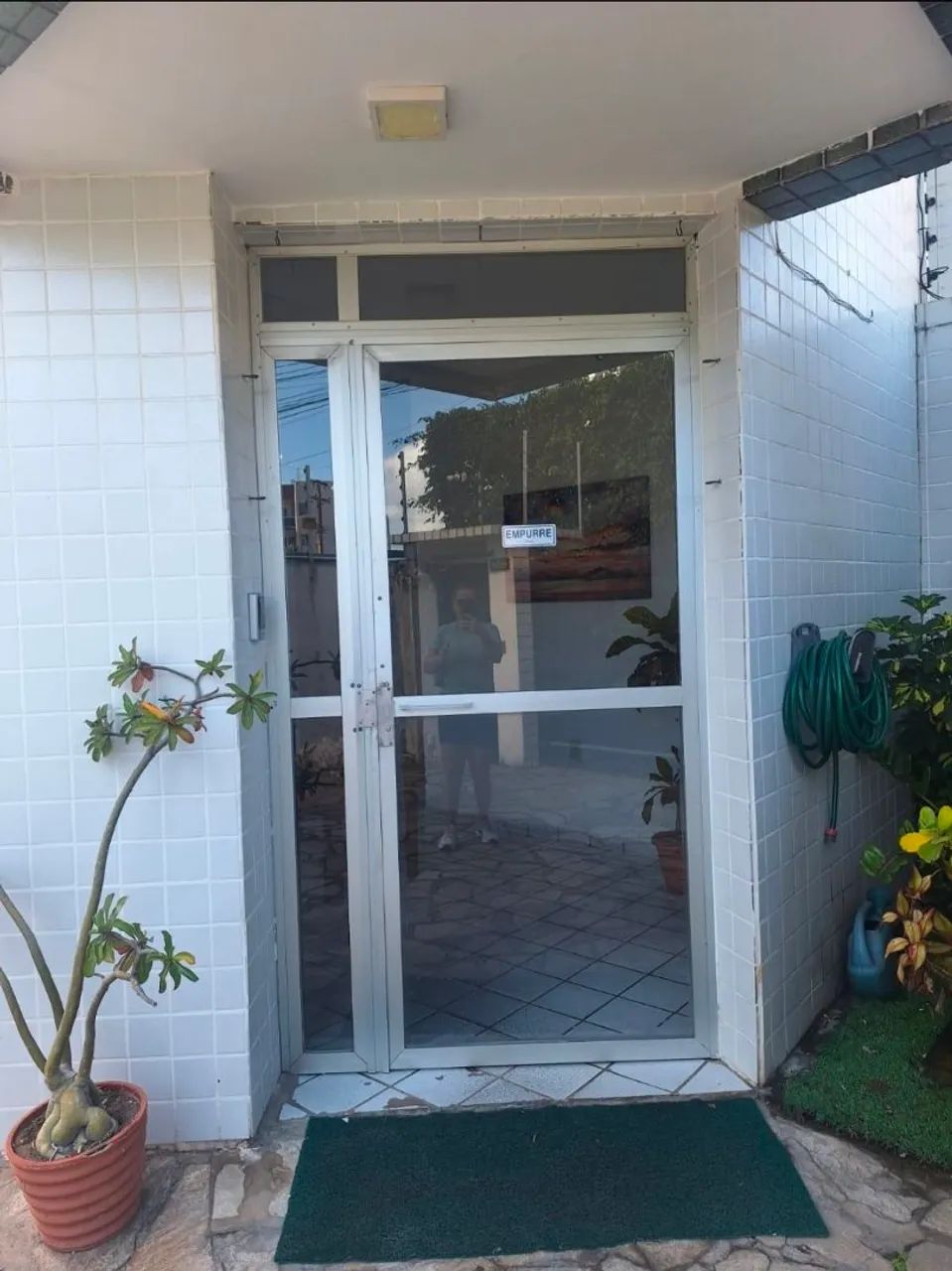 Porta de Vidro com Aluminio