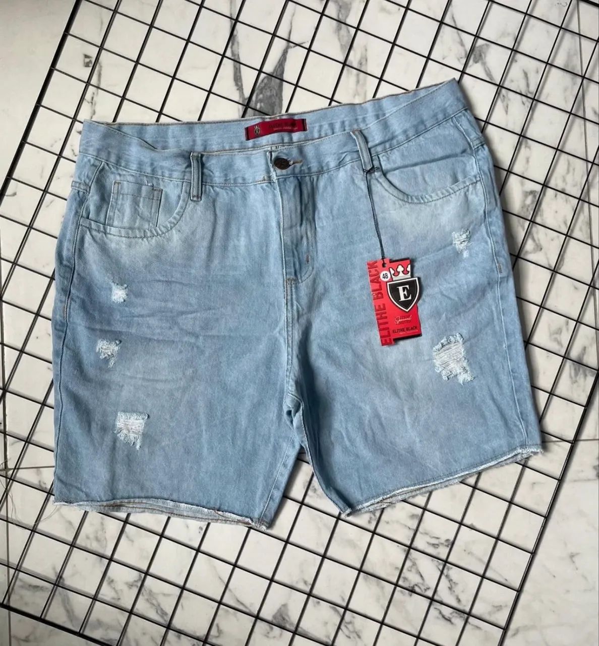 Bermuda jeans elithe black original  - Foto 5