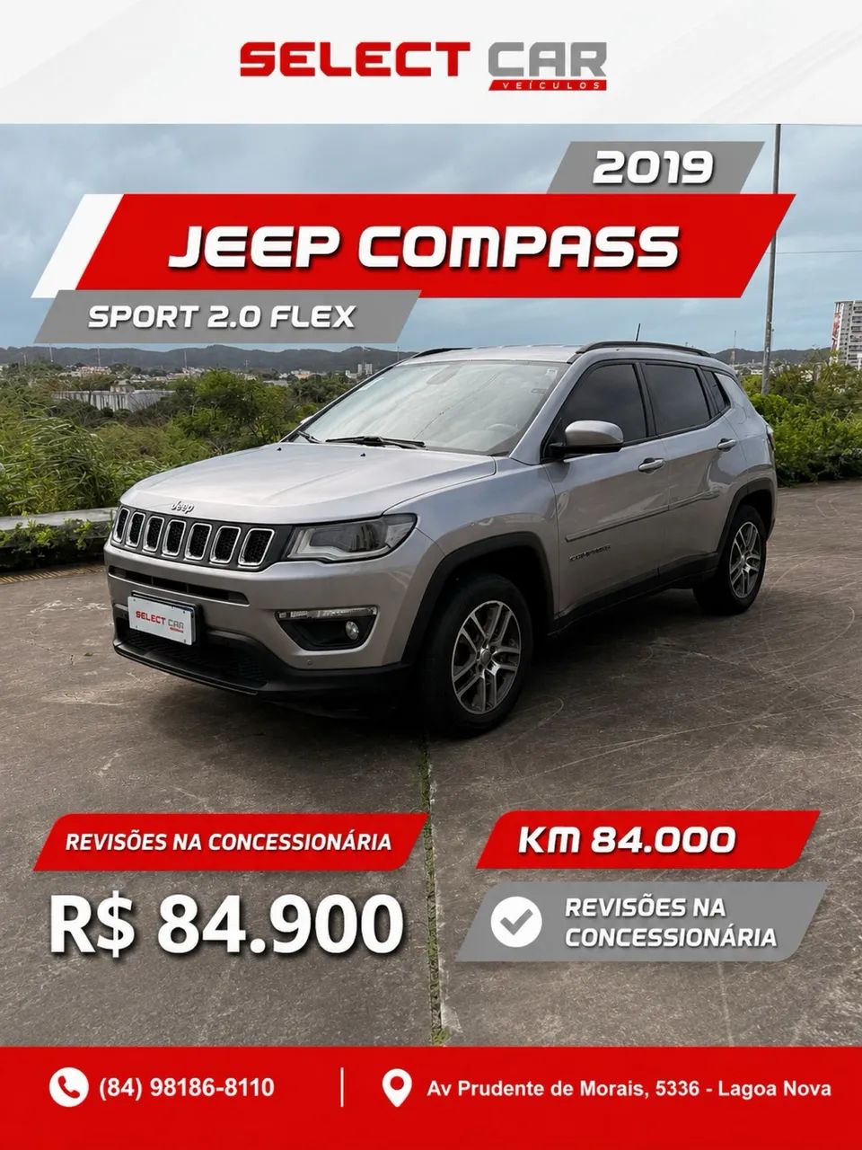 Jeep Compass COMPASS SPORT 2.0 4x2 Flex 16V Aut. 2019