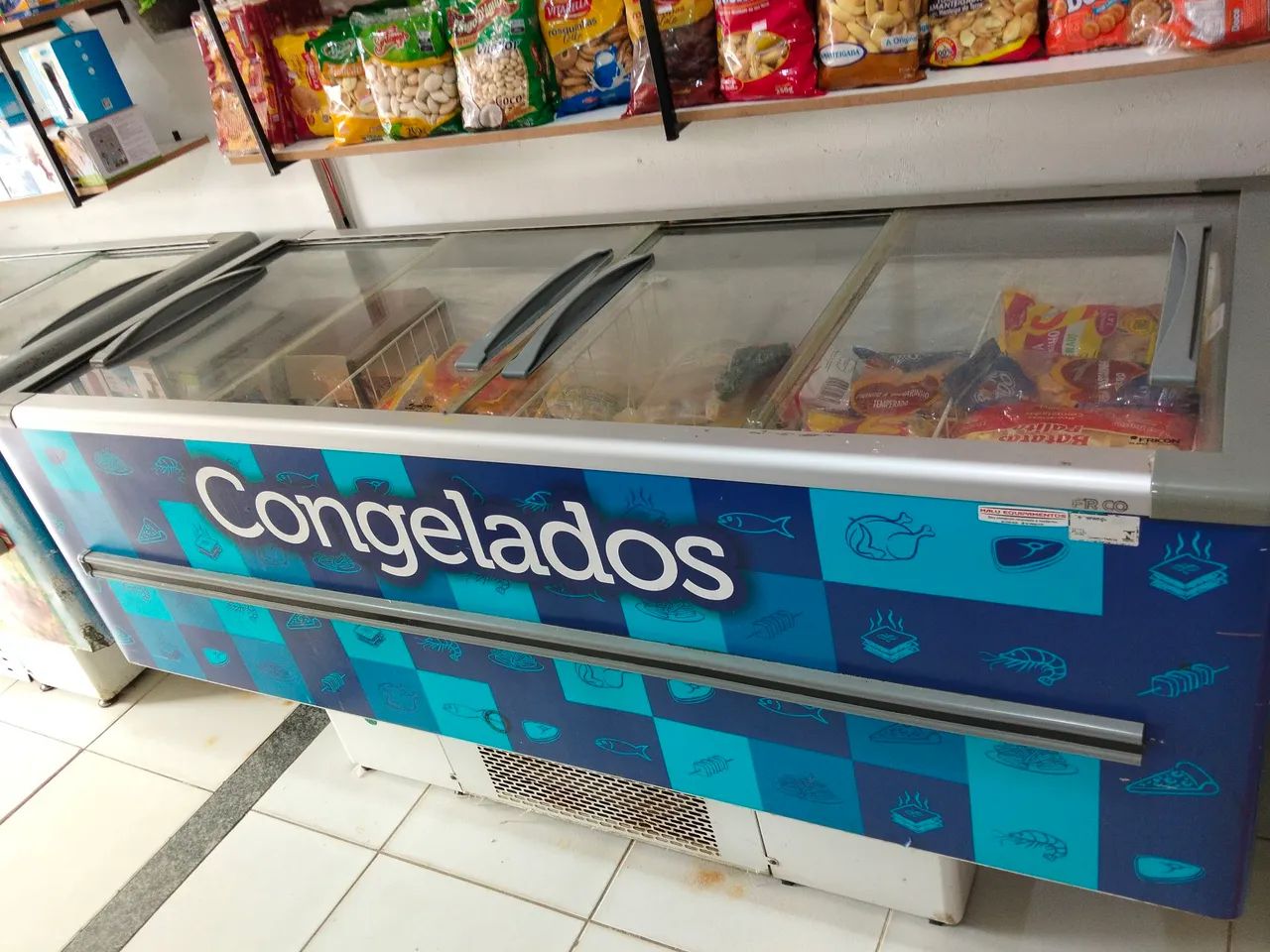 Freezer ilha 