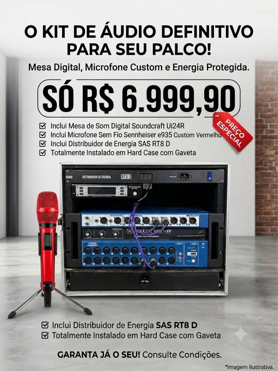 Mesa de som digital UI24R 