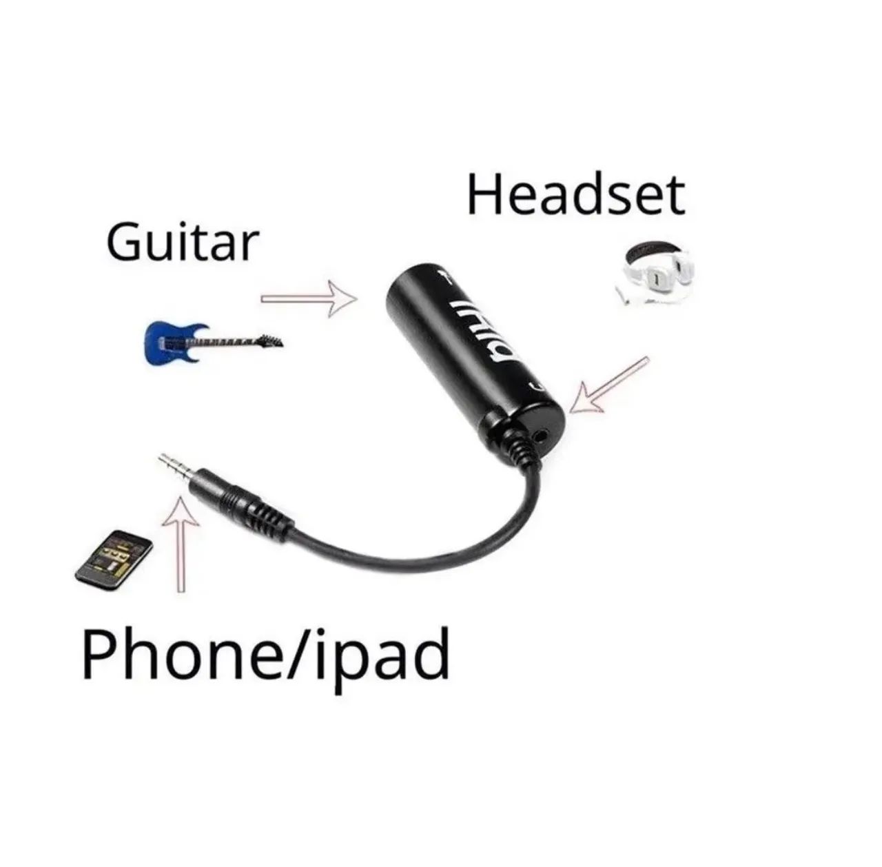 Irig interface de Áudio para instrumentos e Live celular  - Foto 3