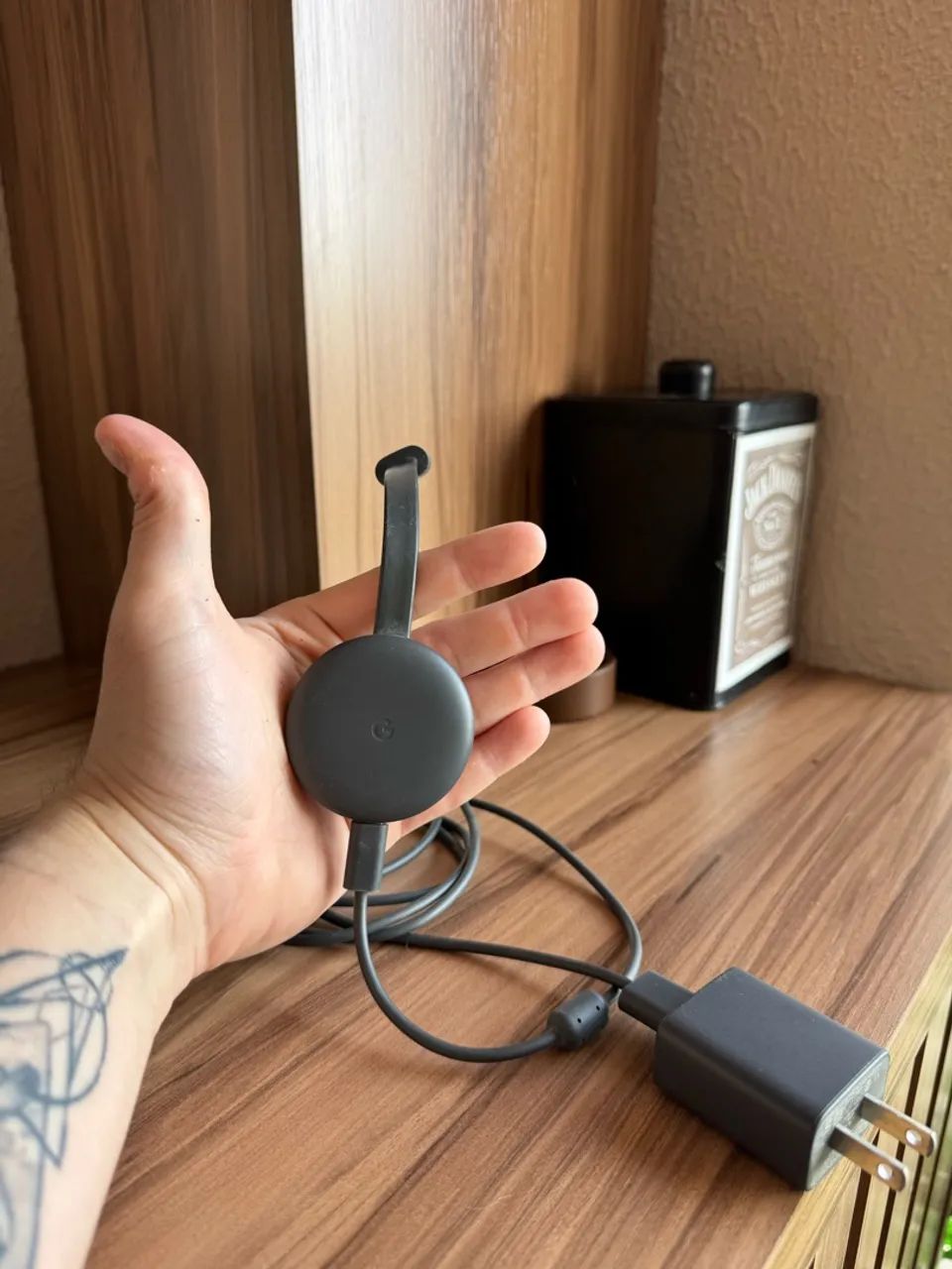 chromecast 3ª geração google cinza