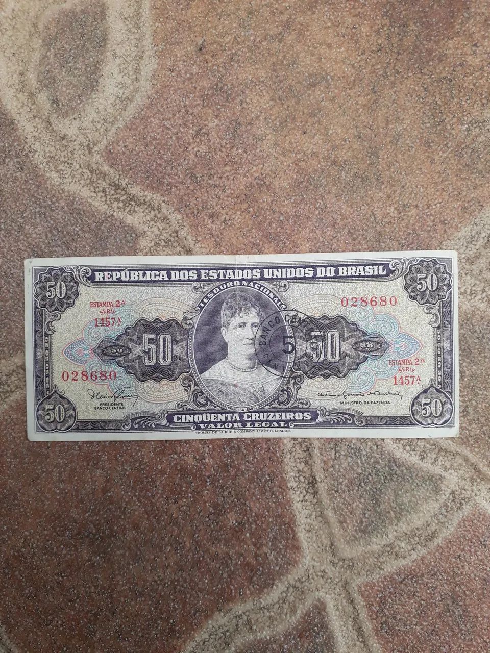 Nota de 50 cruzeiros 