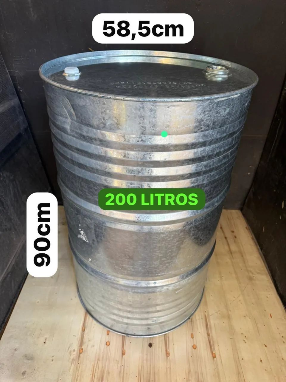 Tambor de ferro 200 litros - Estado de novo - Foto 5