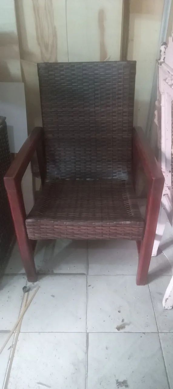 Poltronas em junco sintético 