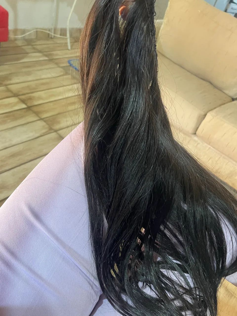Cabelo humano castanho  - Foto 2