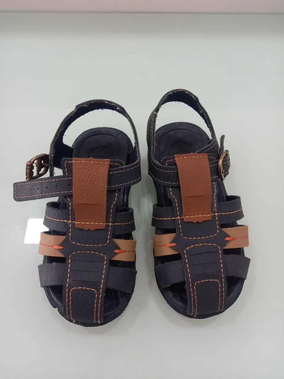 Sandalia infantil masculina klin tam 23 azul