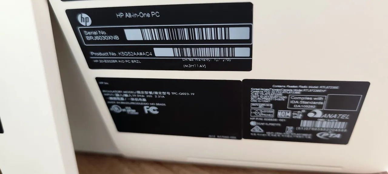 Computador HP All-In-One Branco - Foto 3