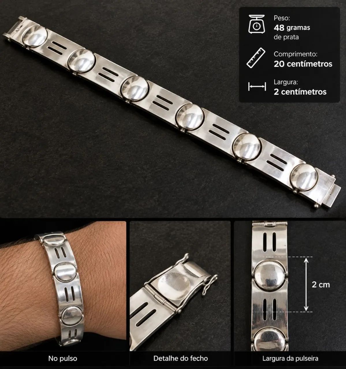 Pulseira de prata 