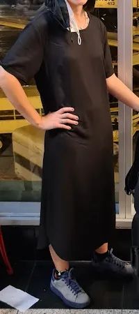 vestido preto midi hering tam. p - Foto 4