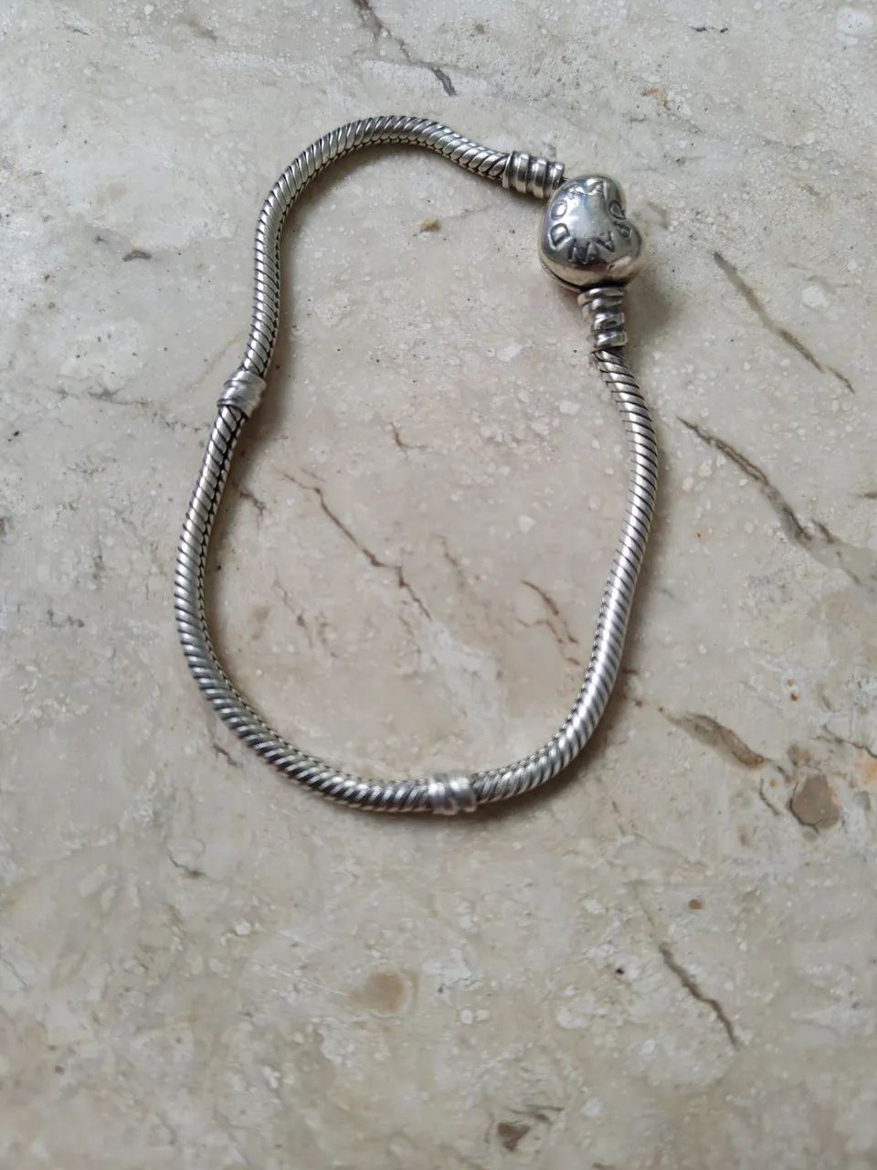 Pulseira de prata Pandora  - Foto 3