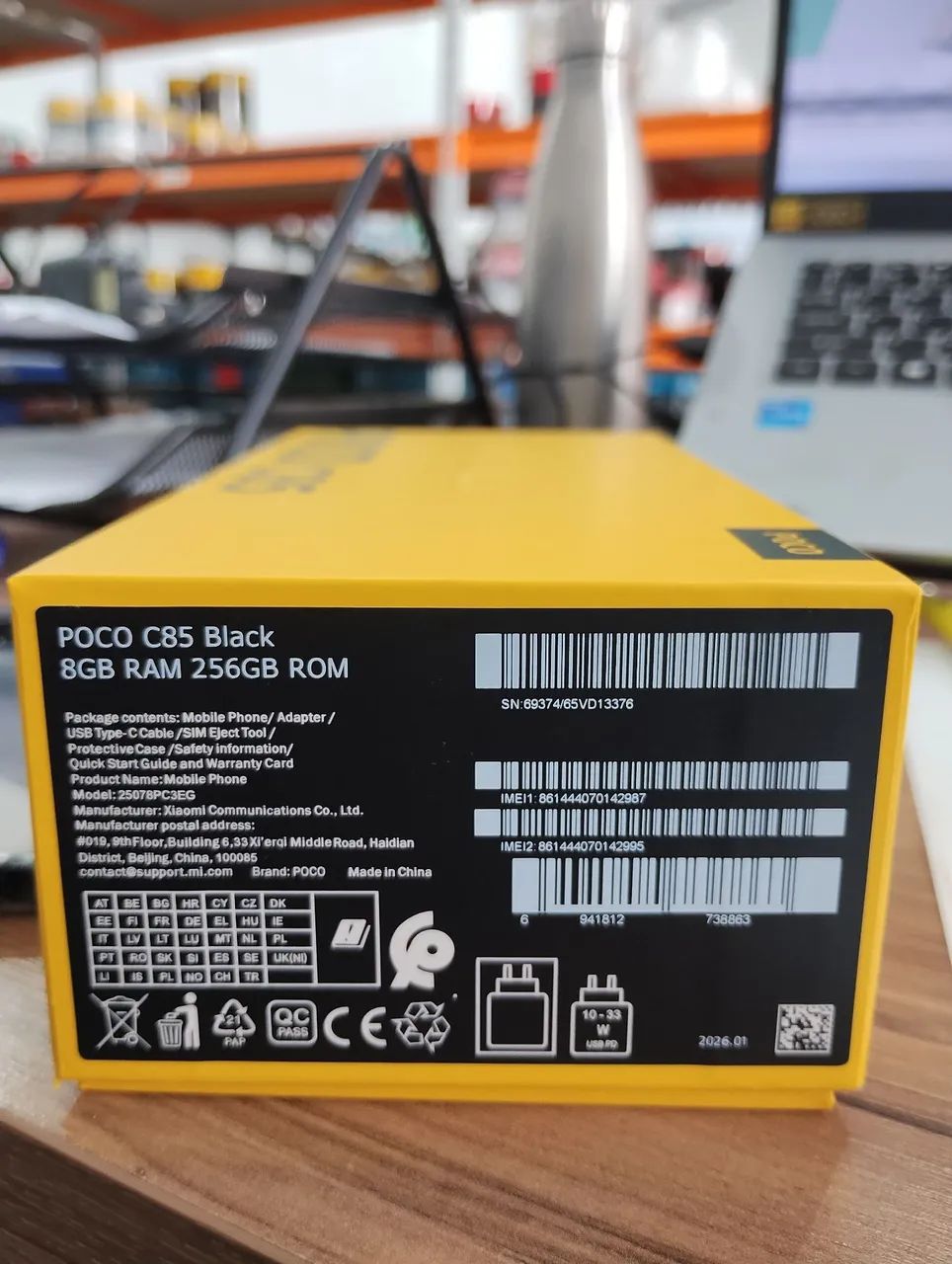 CELULAR POCO C85 DE 256GB SEMI NOVO 