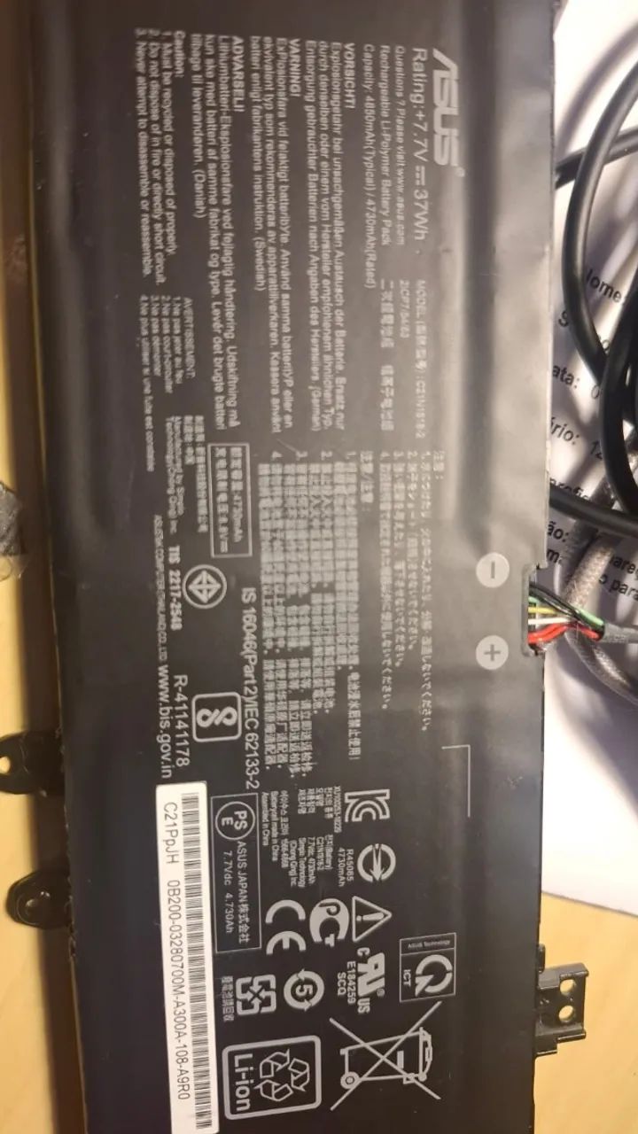Kit carcaça ASUS X515JA para retirada de peças - Foto 5