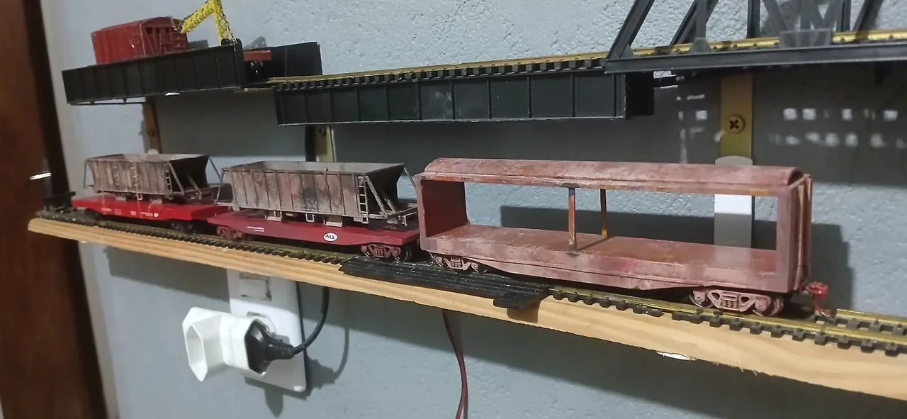 Trem sucateiro HO - Foto 4