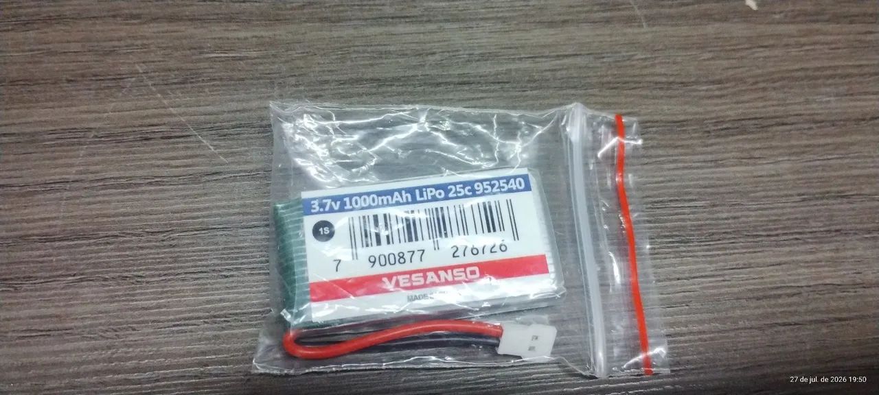 Bateria para Drone Vesanso 3.7v Lipo 25c