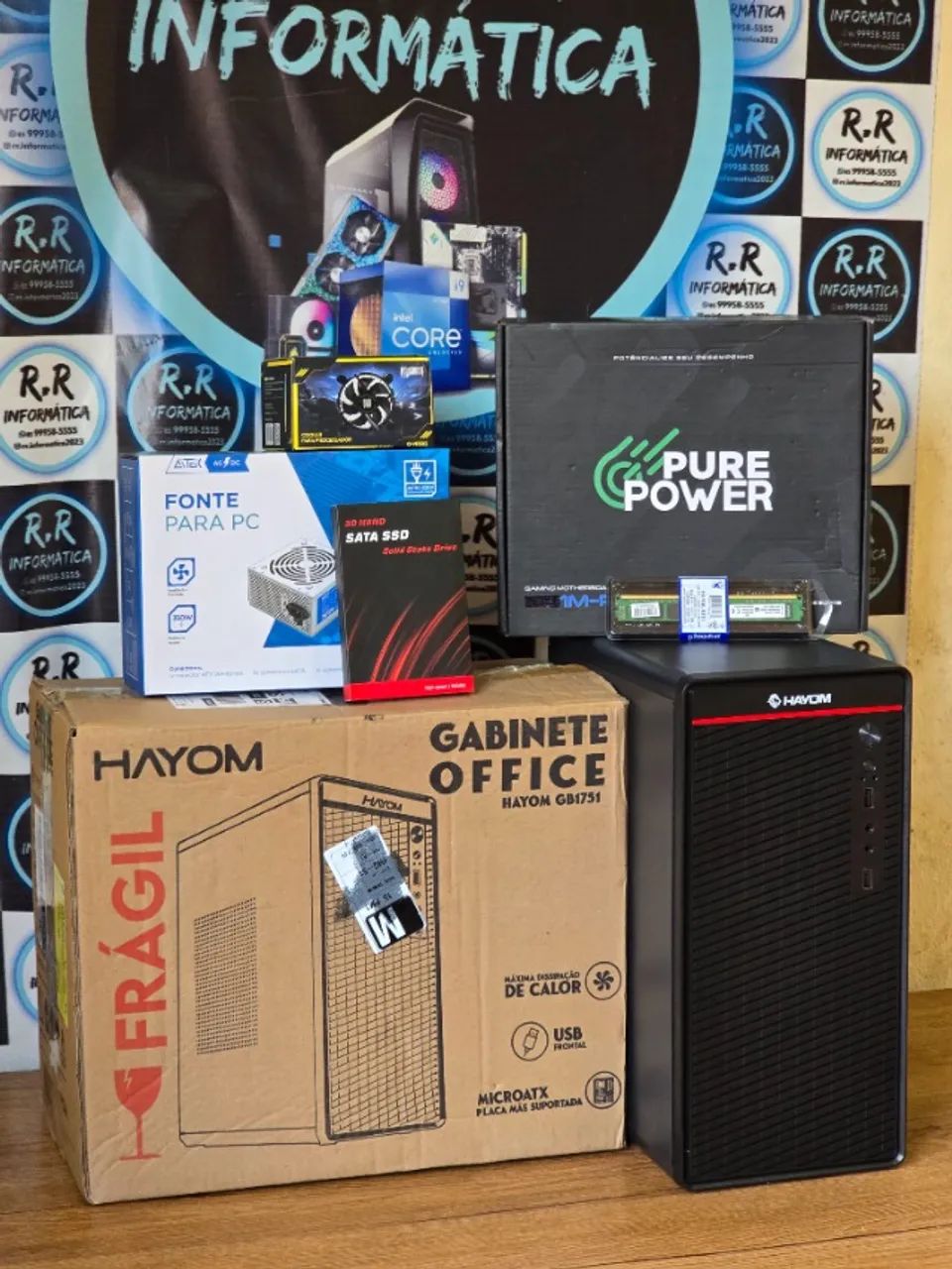 PC HomeOffice Intel i5, 8GB, SSD, Novo Zero - Foto 3